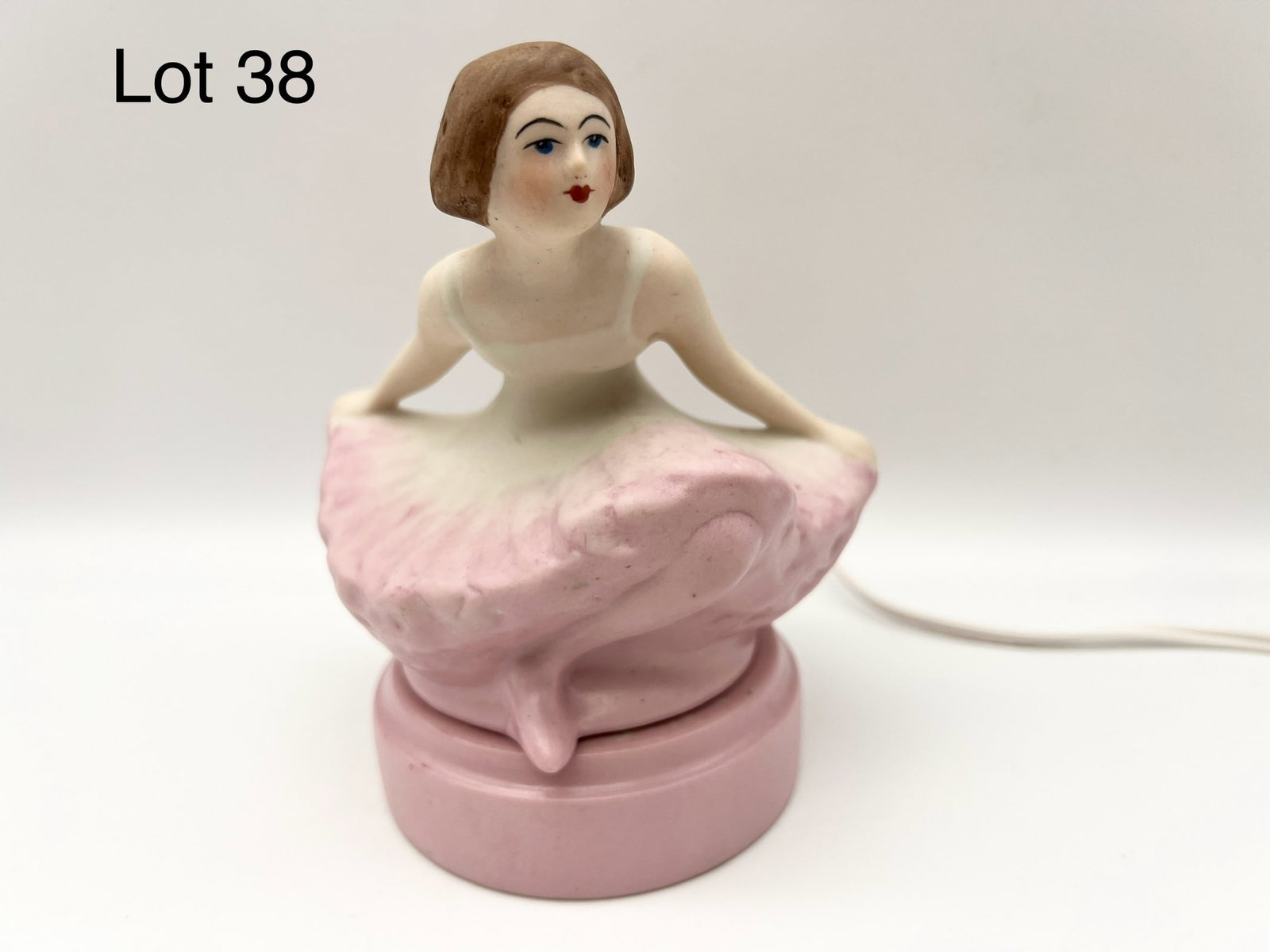 1920s Fulper Pottery Figural Ballerina Perfume Lamp (1 of 8)