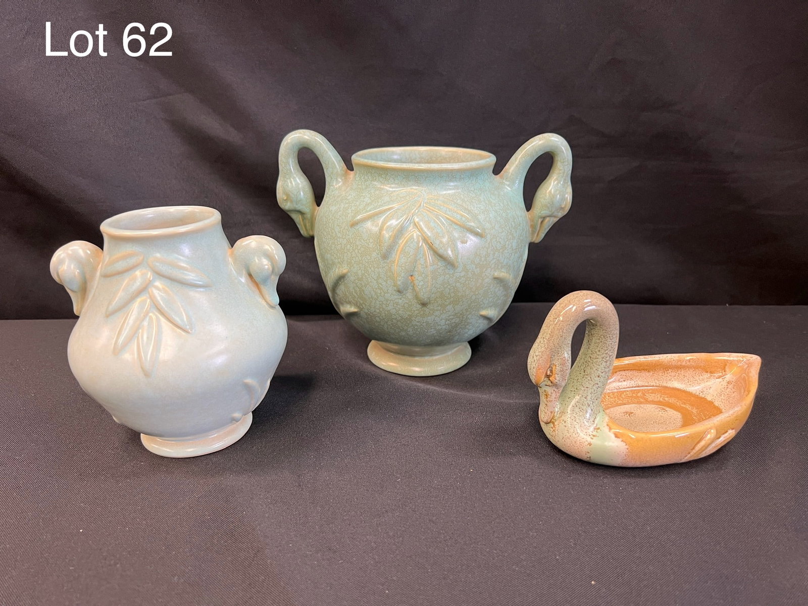 Three Piece Lot of 1930s Weller Pottery From Patricia Line (1 of 13)