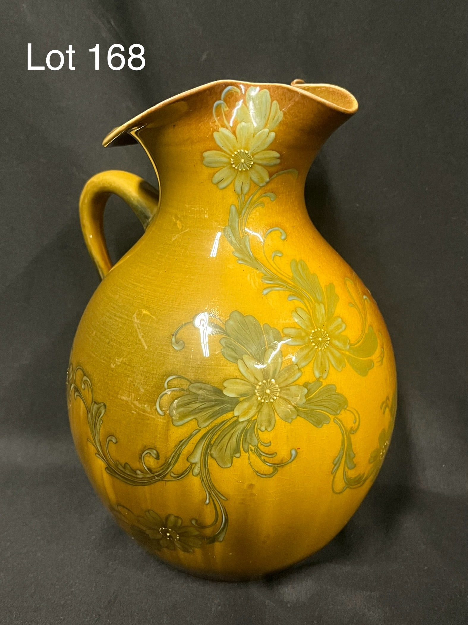 1888 Rookwood Pottery Light Standard Glaze Pitcher by Matthew Andrew Daly (1 of 11)