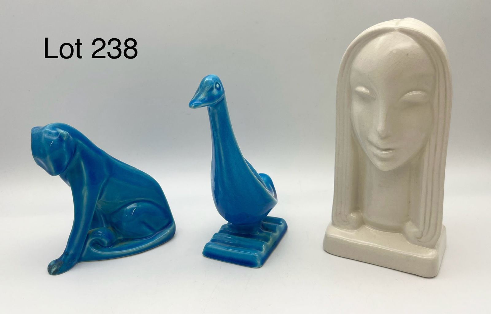 Trio of AMACO Pottery Figurines (1 of 15)