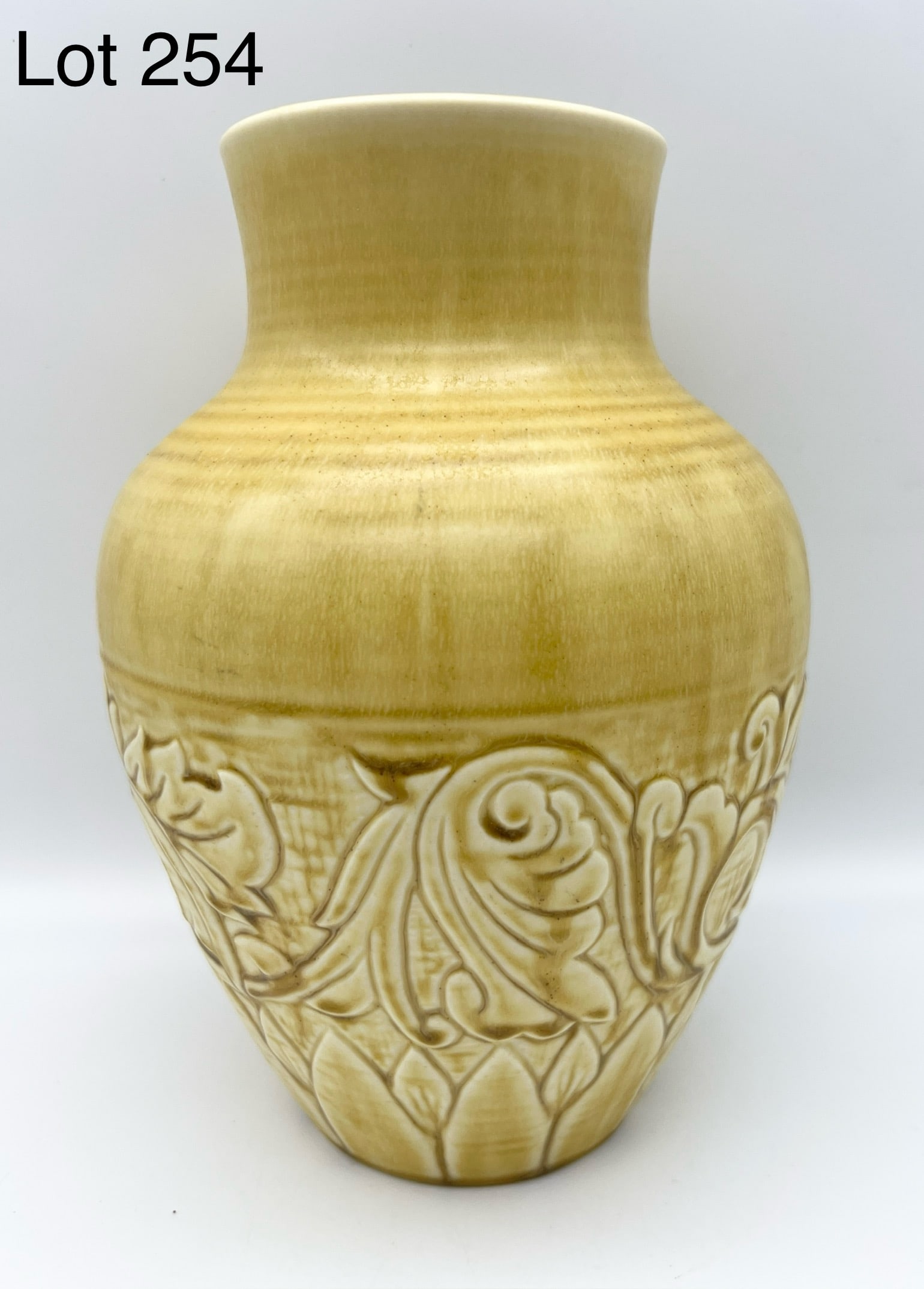 1937 Rookwood Yellow Glaze Vase (1 of 6)