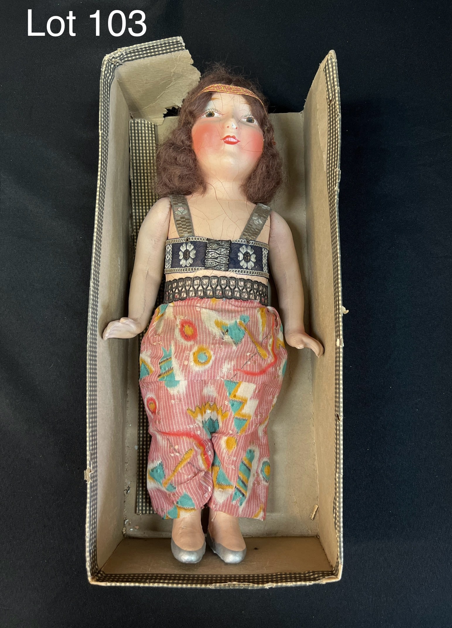 1920s Zaiden Mechanical Composition Doll (1 of 8)