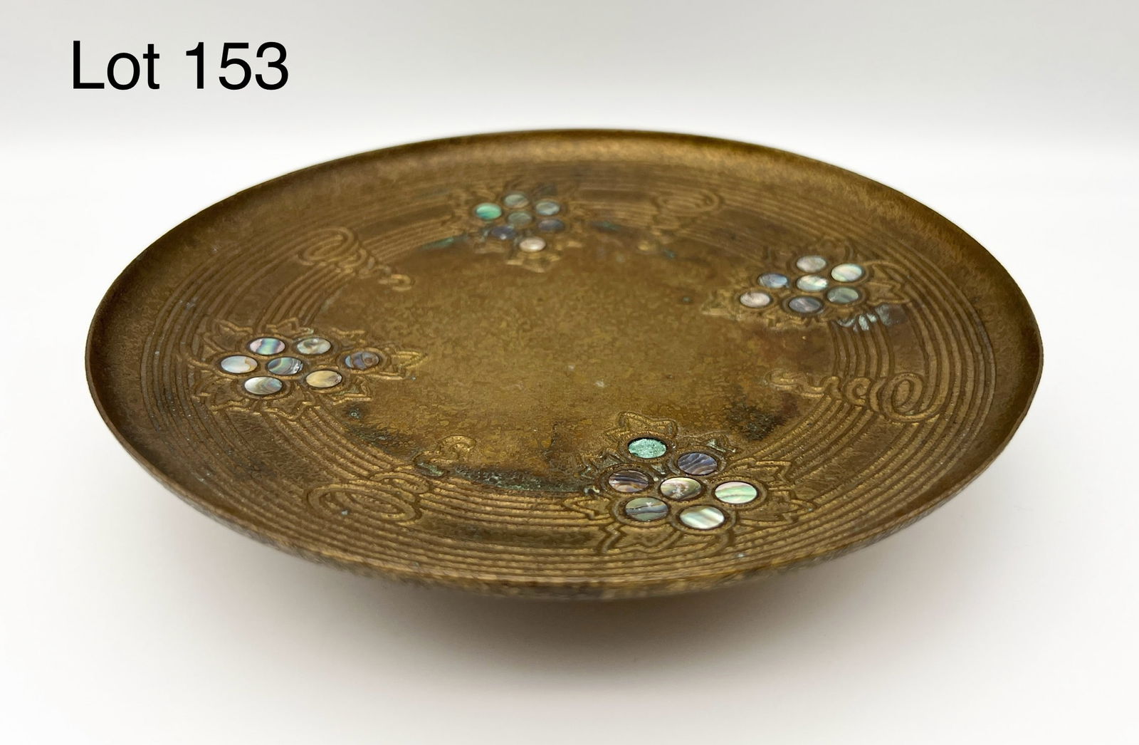 Art Nouveau Tiffany Studios Bronze Tazza (1 of 7)