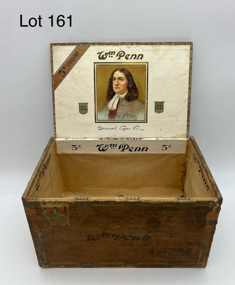 Early W.m. Penn Wooden Cigar Box (1 of 12)