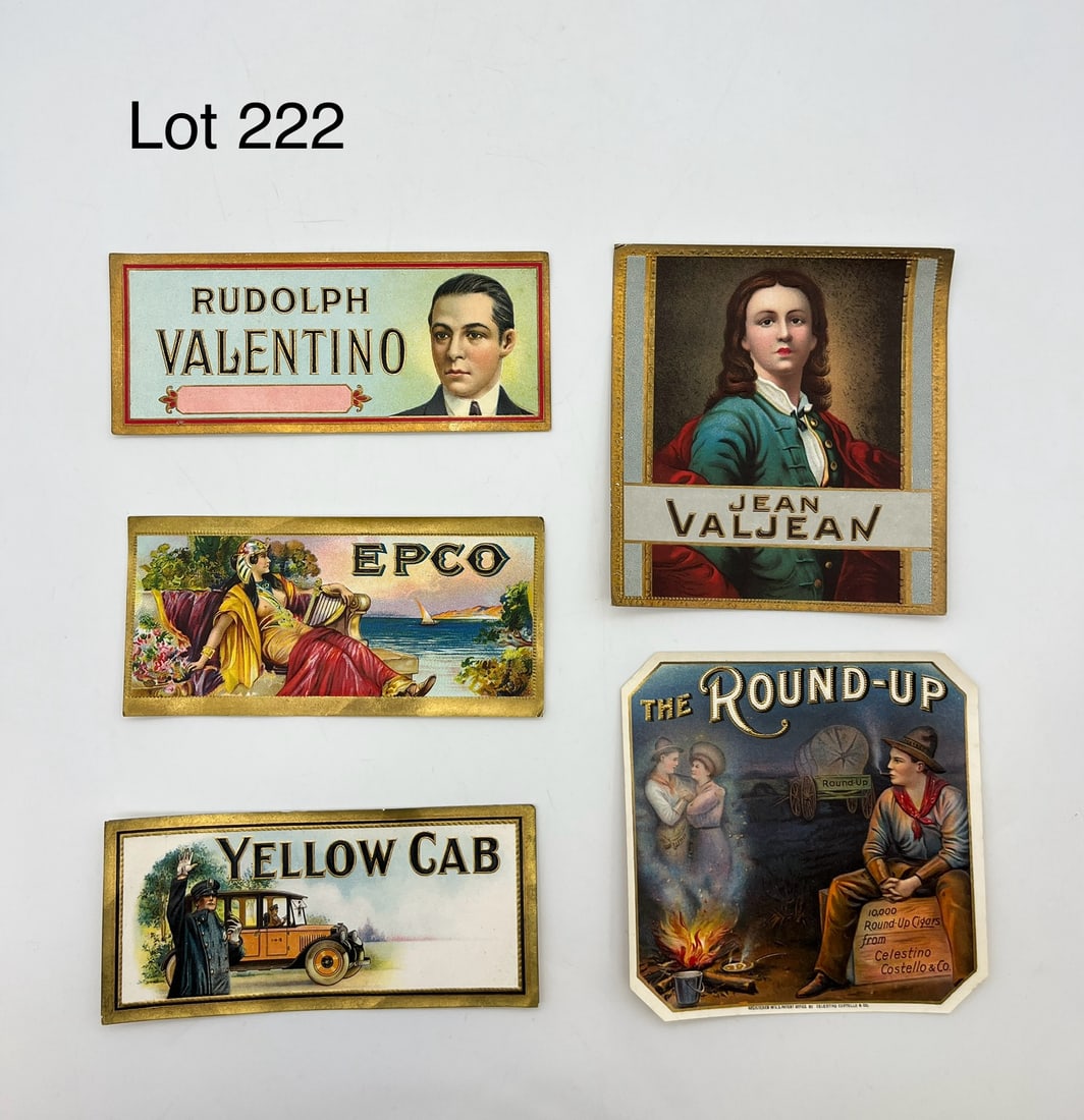 Lot of Antique Cigar Box Labels (1 of 8)