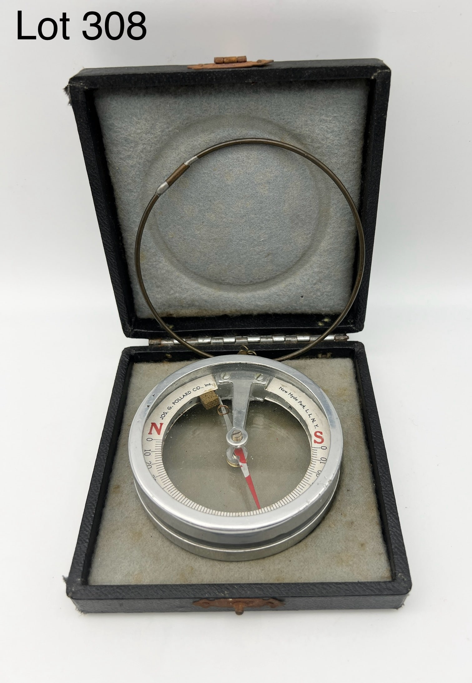 Joseph G. Pollard Co. Dipping Needle Miner's Compass (1 of 6)