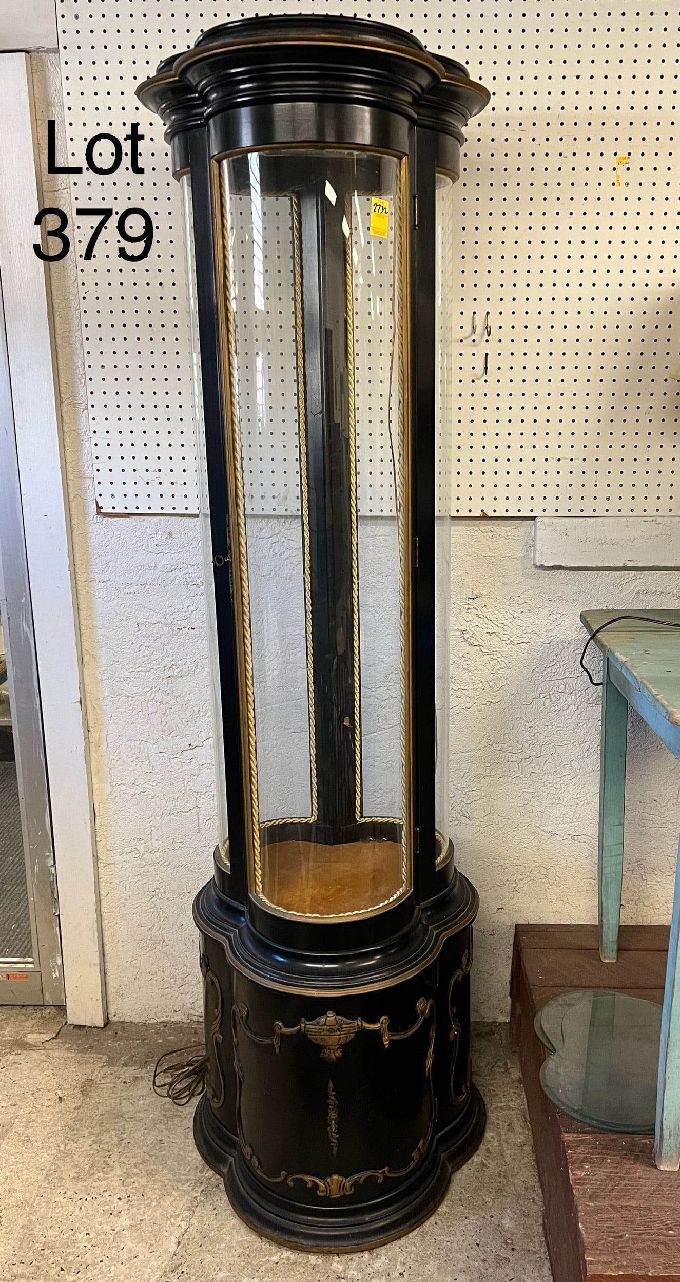 Tall Narrow Curio Cabinet With Light