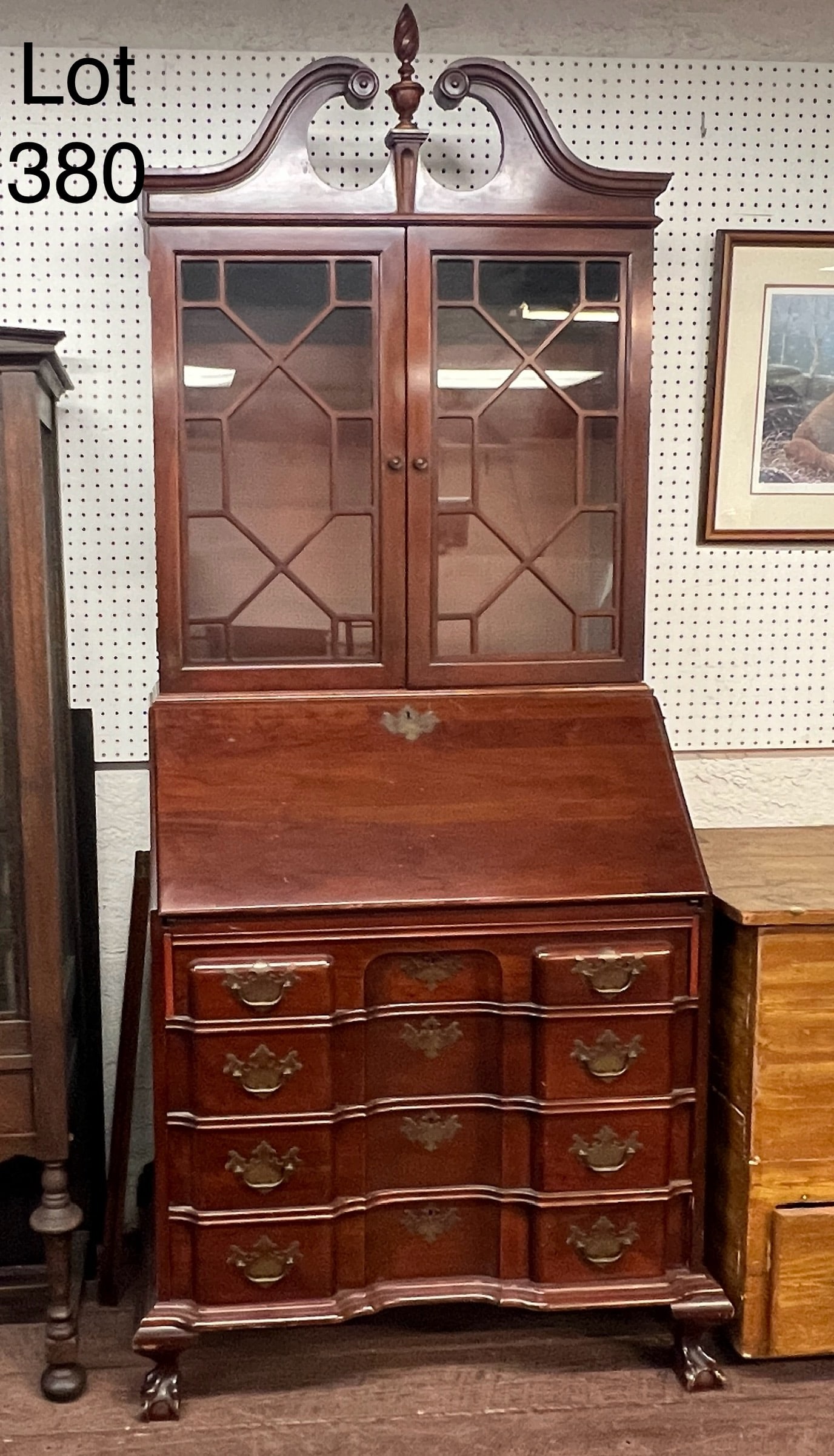 Monitor Furniture Co. Mahogany Secretary Desk (1 of 13)