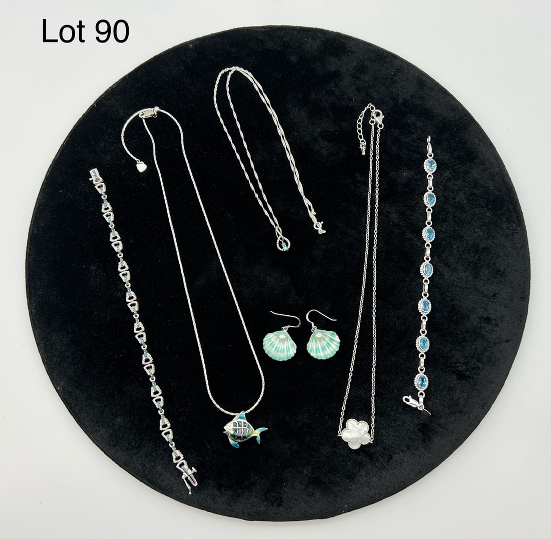 Selection of Sterling Silver Including Diamonds (1 of 7)