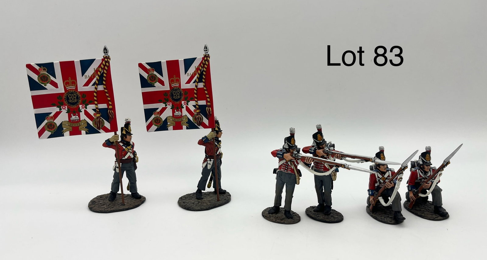 Lot of John Jenkins Redcoat Soldiers (1 of 10)