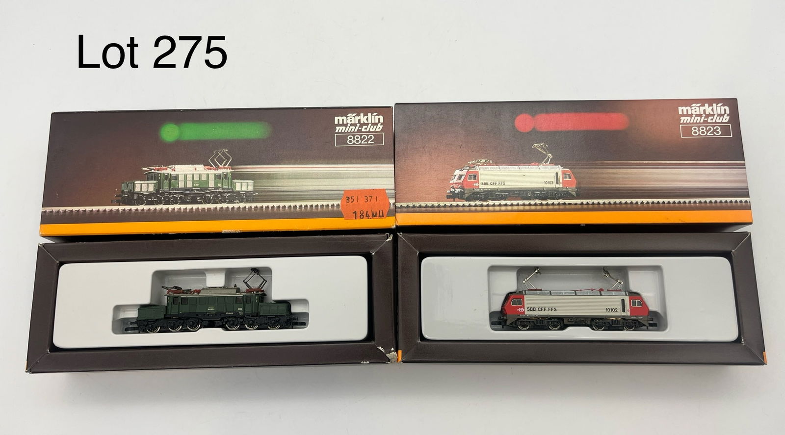 Pair of Marklin Mini-Club Electric Model Trains (1 of 4)