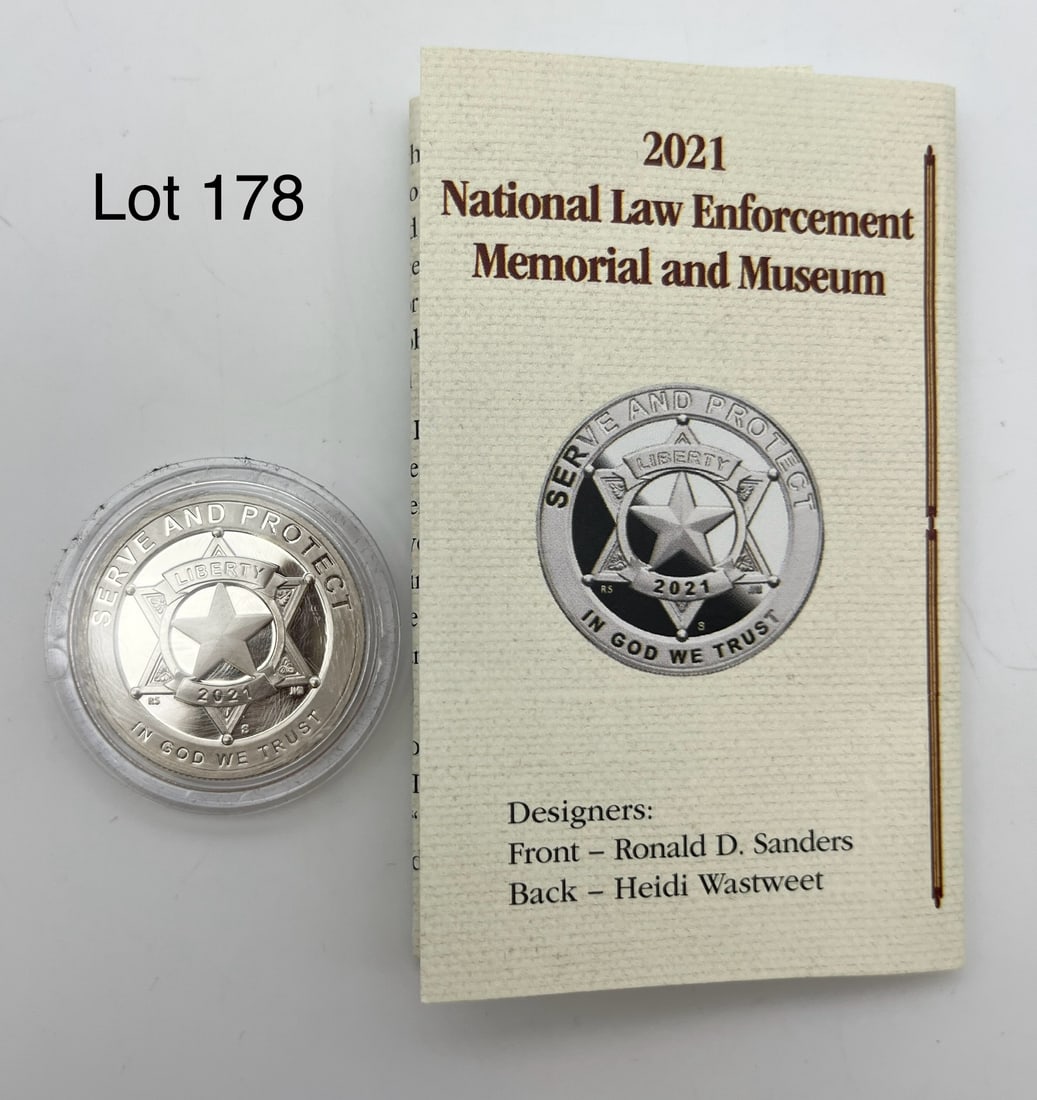 2021 Half Dollar National Law Enforcement Memorial and Museum (1 of 3)