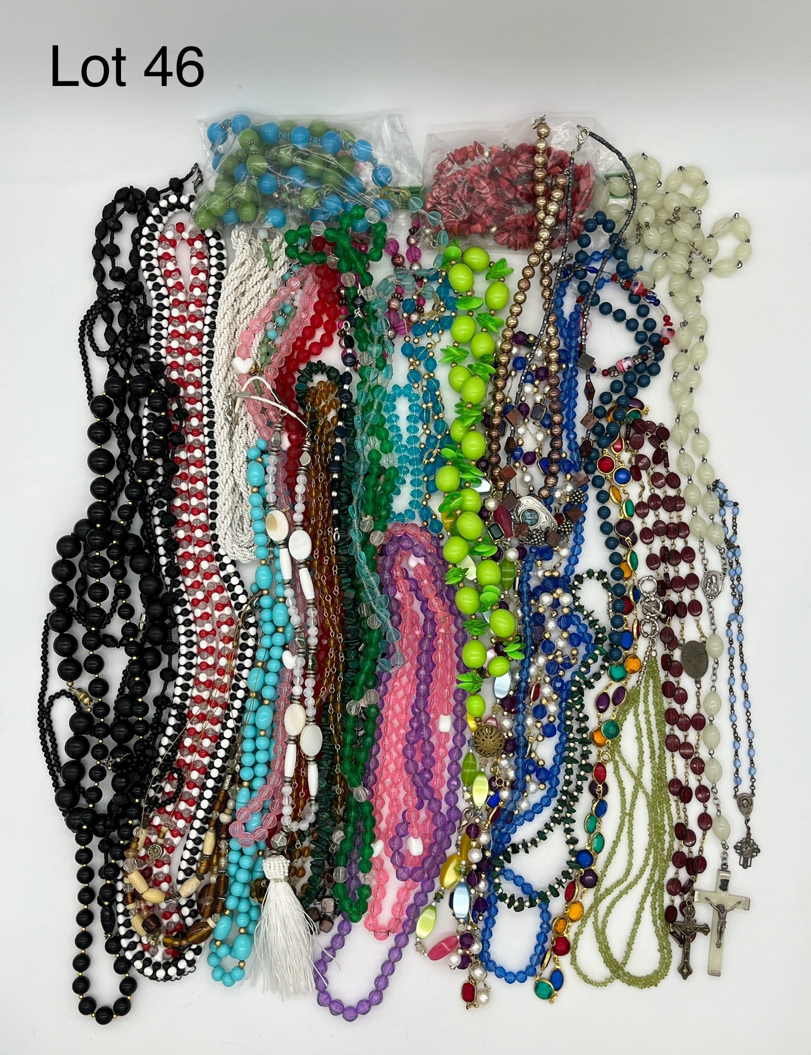 Colorful Beaded Costume Jewelry Lot (1 of 8)