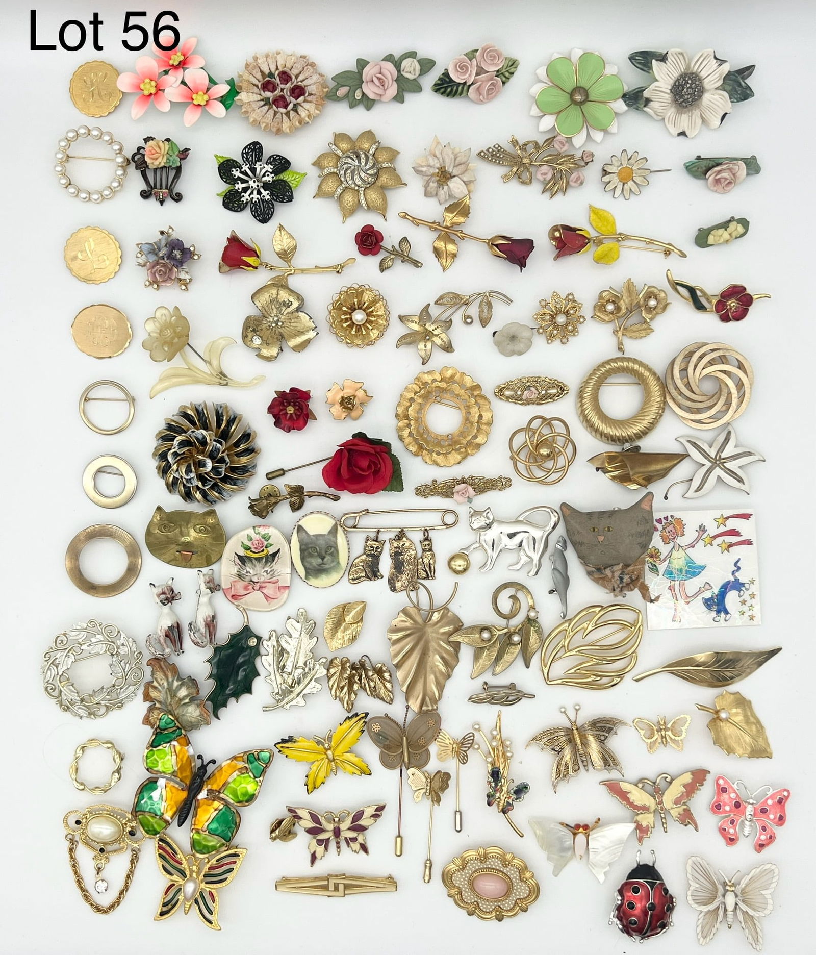 Collection of Costume Brooches (1 of 8)