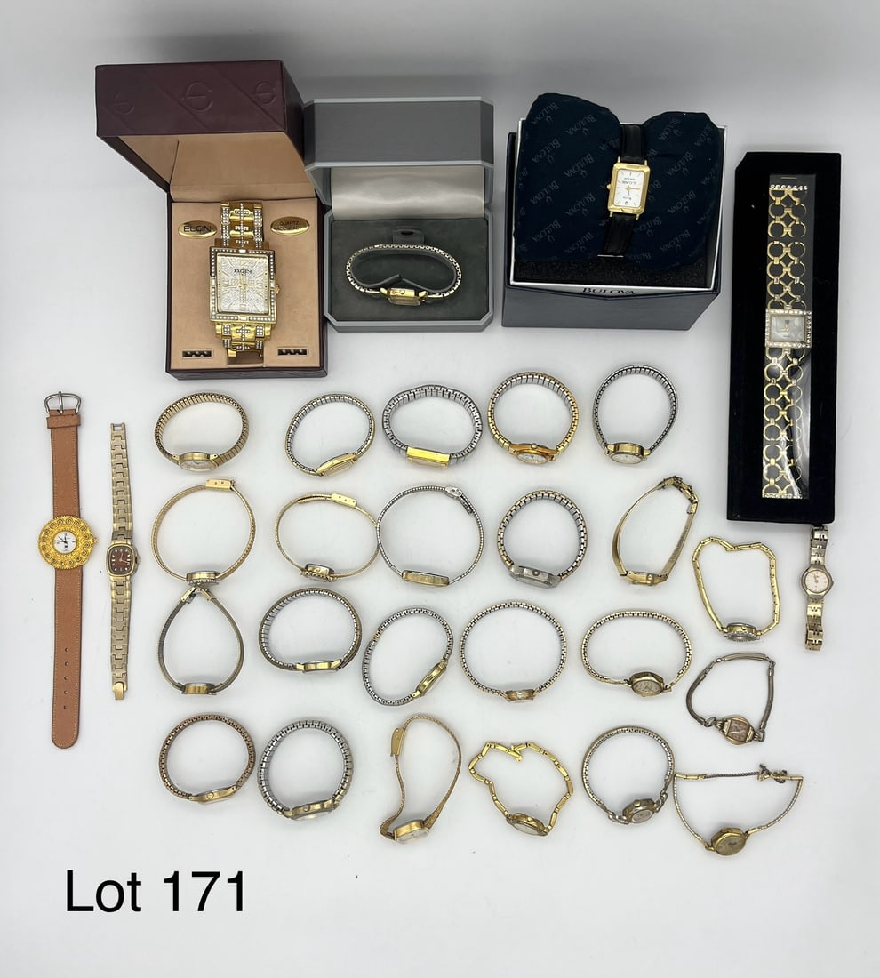 Group of Fashion Watches in Gold Tones (1 of 11)