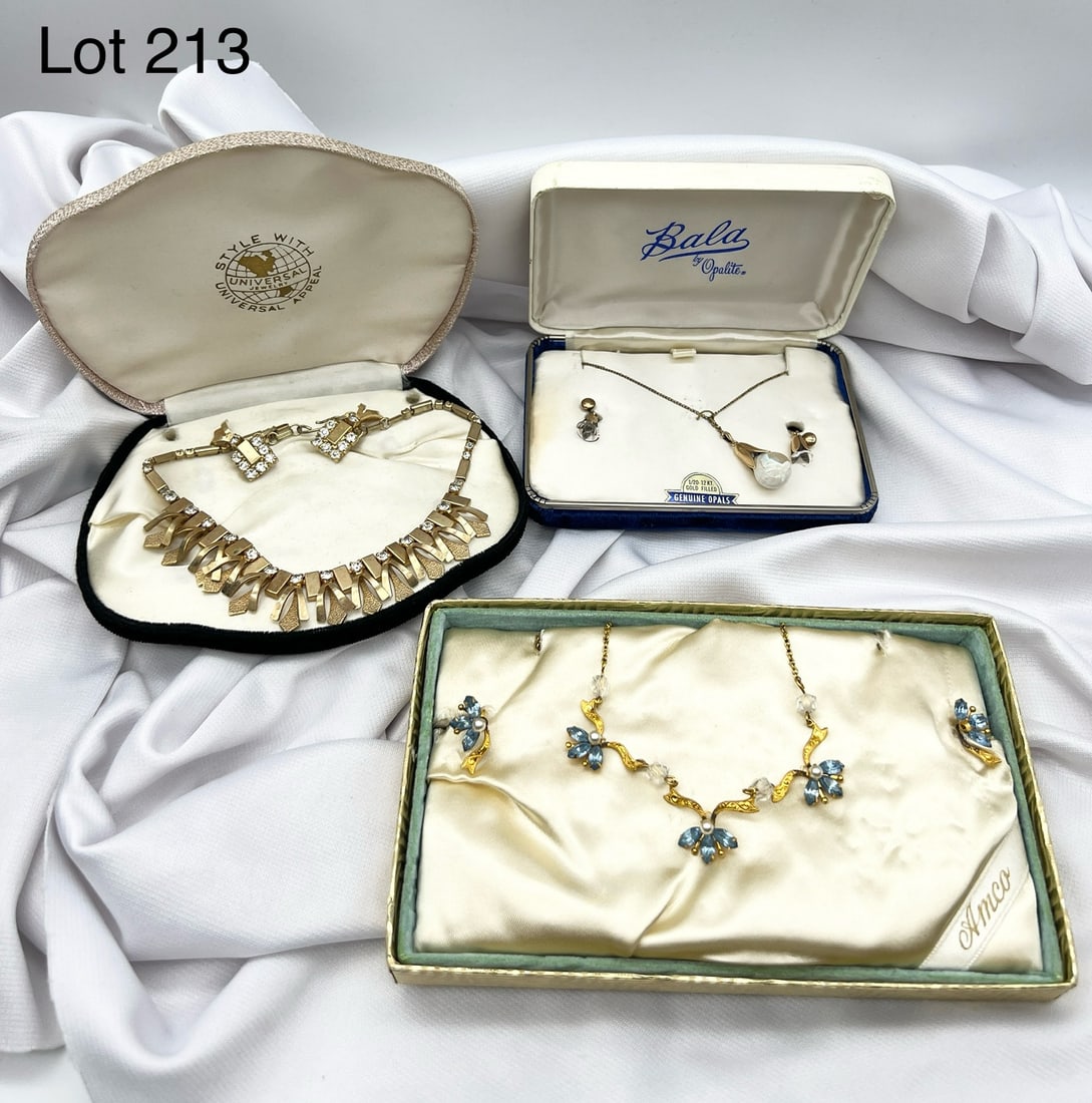 Trio of Jewelry Sets Including Gold Filled (1 of 4)