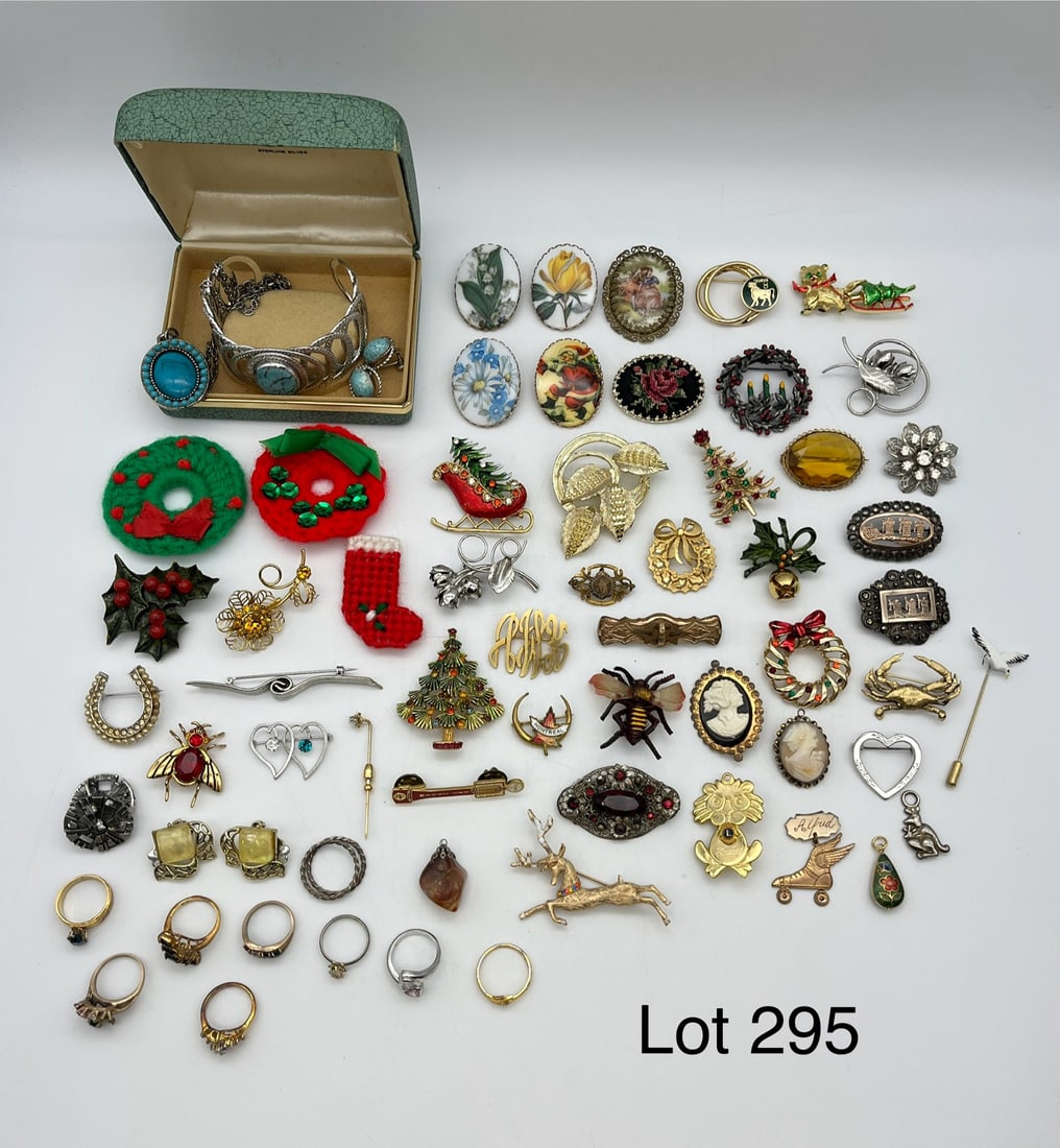 Selection of Costume Jewelry with Some Signed (1 of 11)