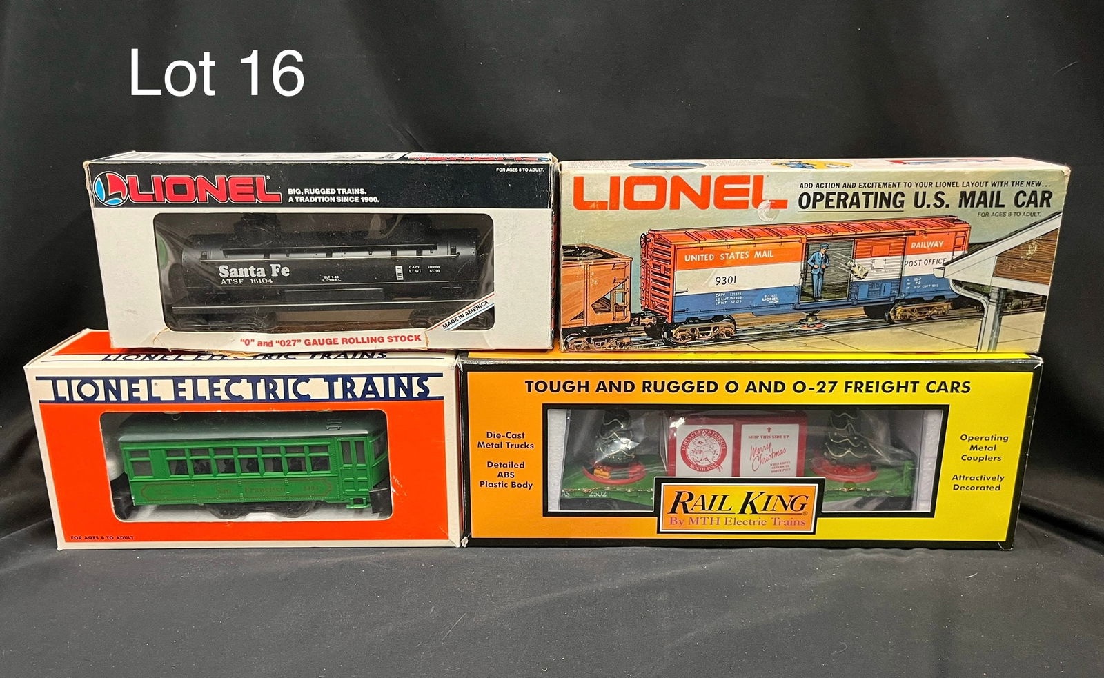 Lot of O-Gauge Model Train Cars Featuring Lionel (1 of 9)