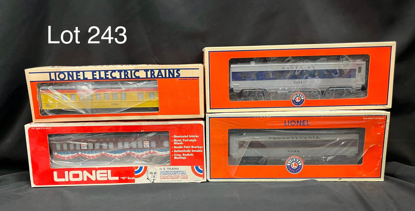 Lot of Lionel O-Gauge Passenger Cars (1 of 10)