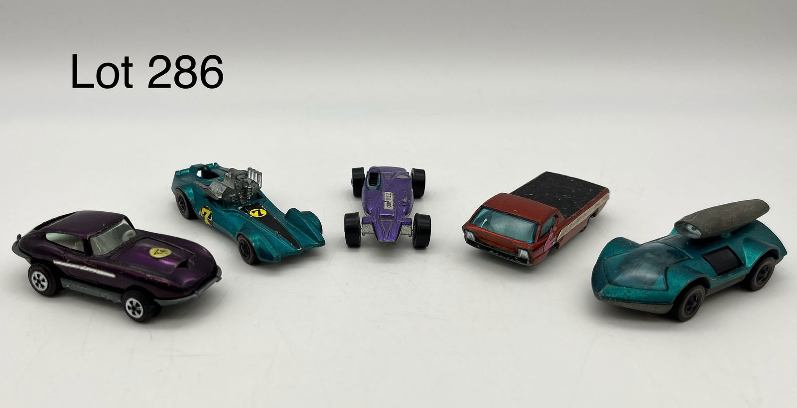 Lot of Vintage Die Cast Cars Feat. Hot Wheels Redlines (1 of 9)