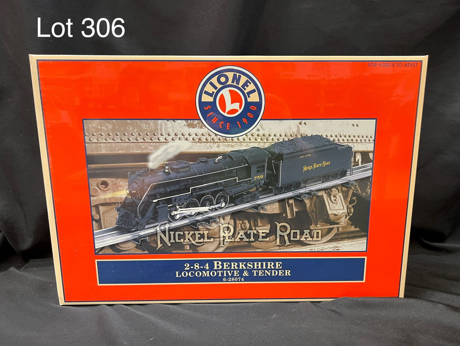 Factory Sealed Lionel Trains O-Gauge 2-8-4 Berkshire Locomotive and Tender (6-28074) (1 of 5)