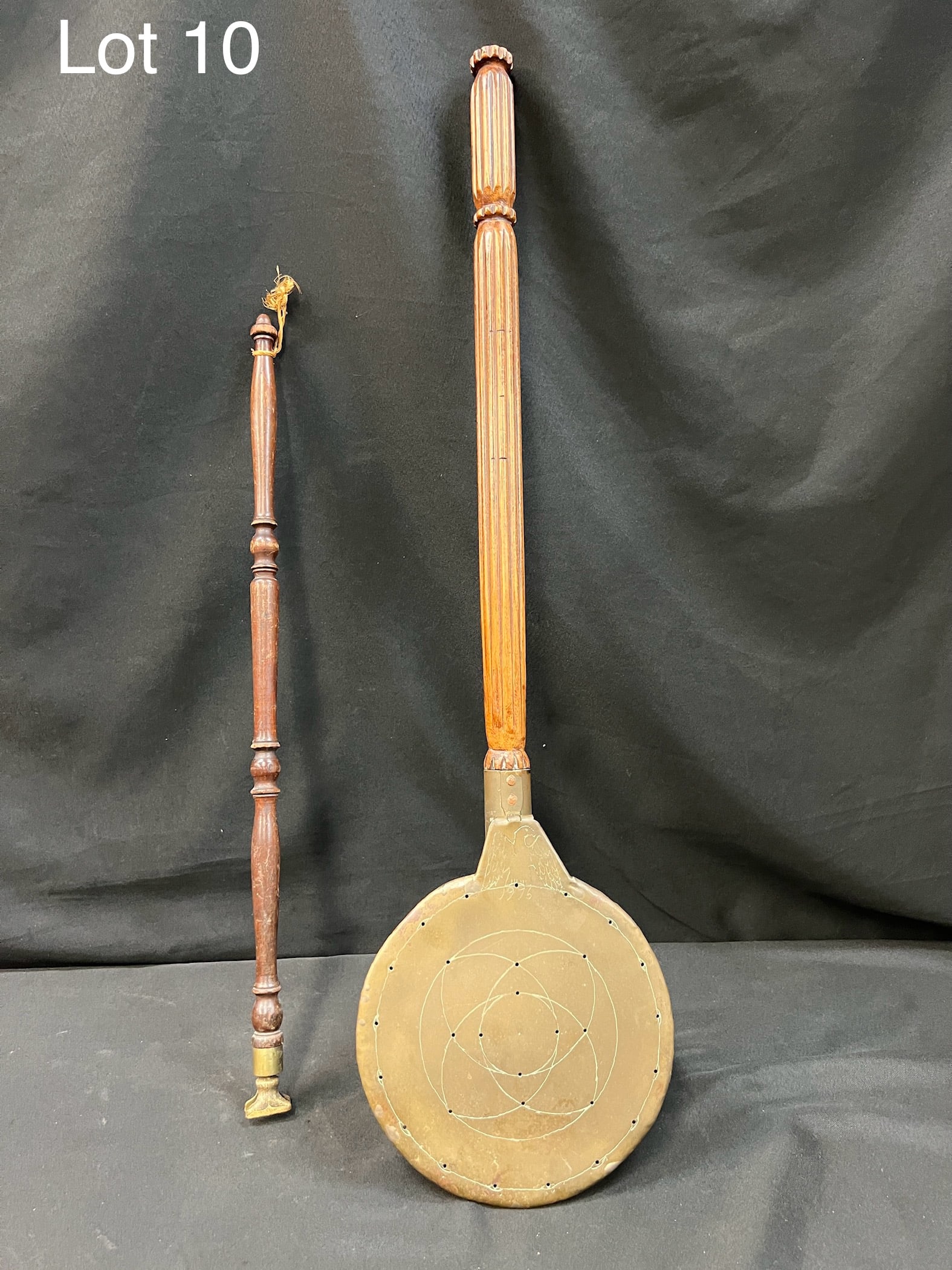 Antique Brass Bed Warmer (1 of 5)