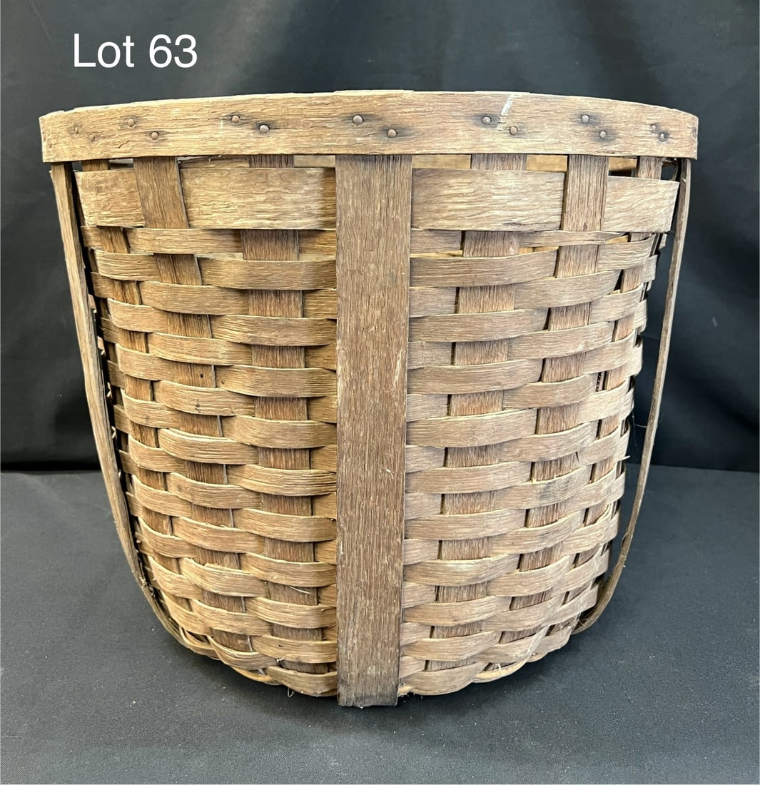Large Primitive Woven Basket (1 of 6)