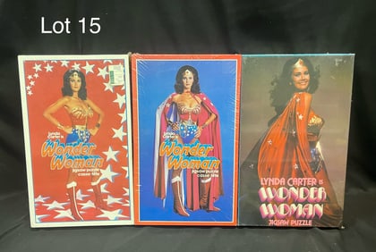 Trio of Lynda Carter as Wonder Woman Puzzles