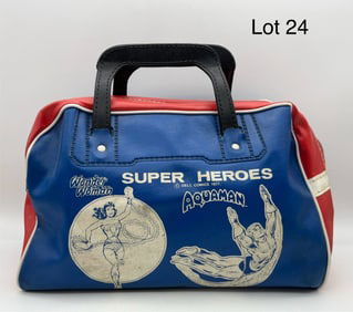 1977 DC Super Heroes Vinyl Gym Bag