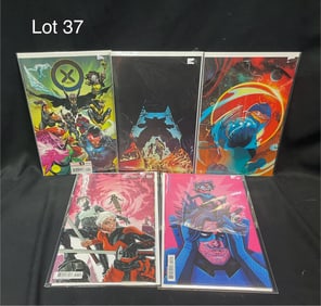 Lot of 5 DC and Marvel