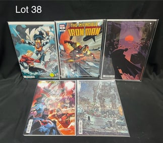 Lot of 5 DC and Marvel