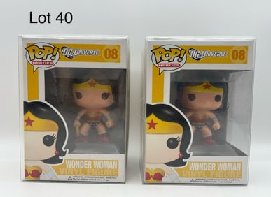 Pair of Wonder Woman #08 Original Funko Pops