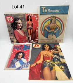 Wonder Woman TV Guides & Foreign Lot