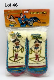1979 Wonder Woman Toastee Socks, Unopened