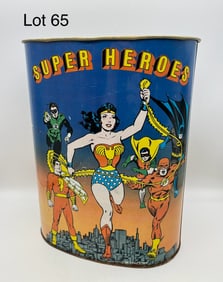 1978 DC 'Superheroes' Trash Can