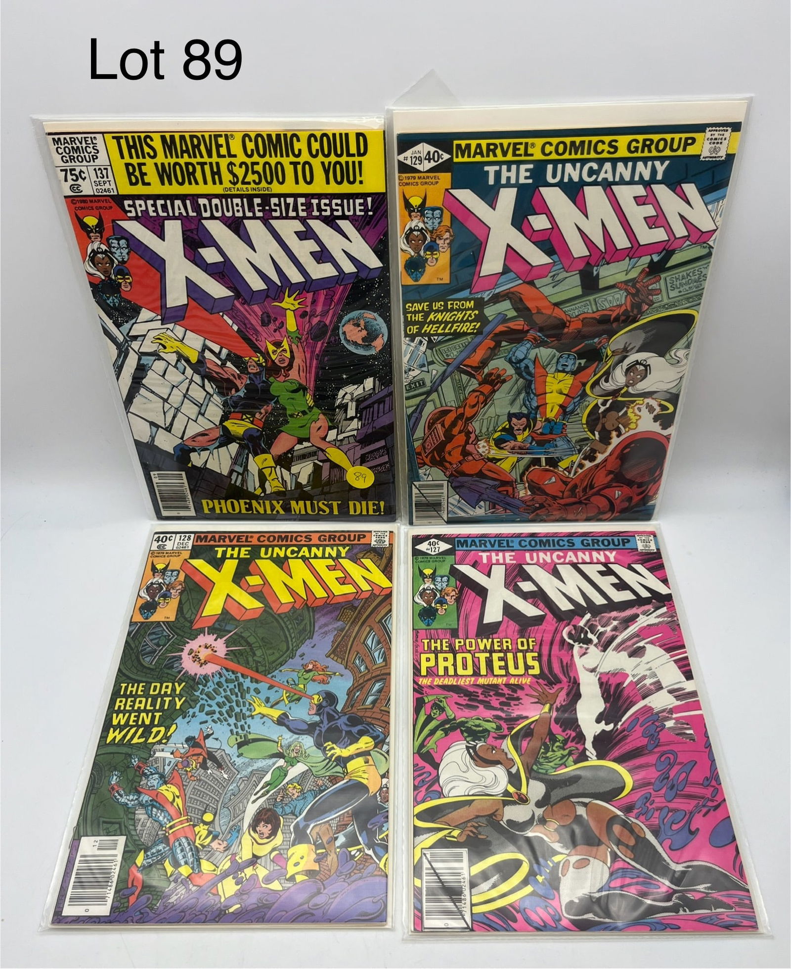 X-men #127, #128, #129, #137 (1 of 5)