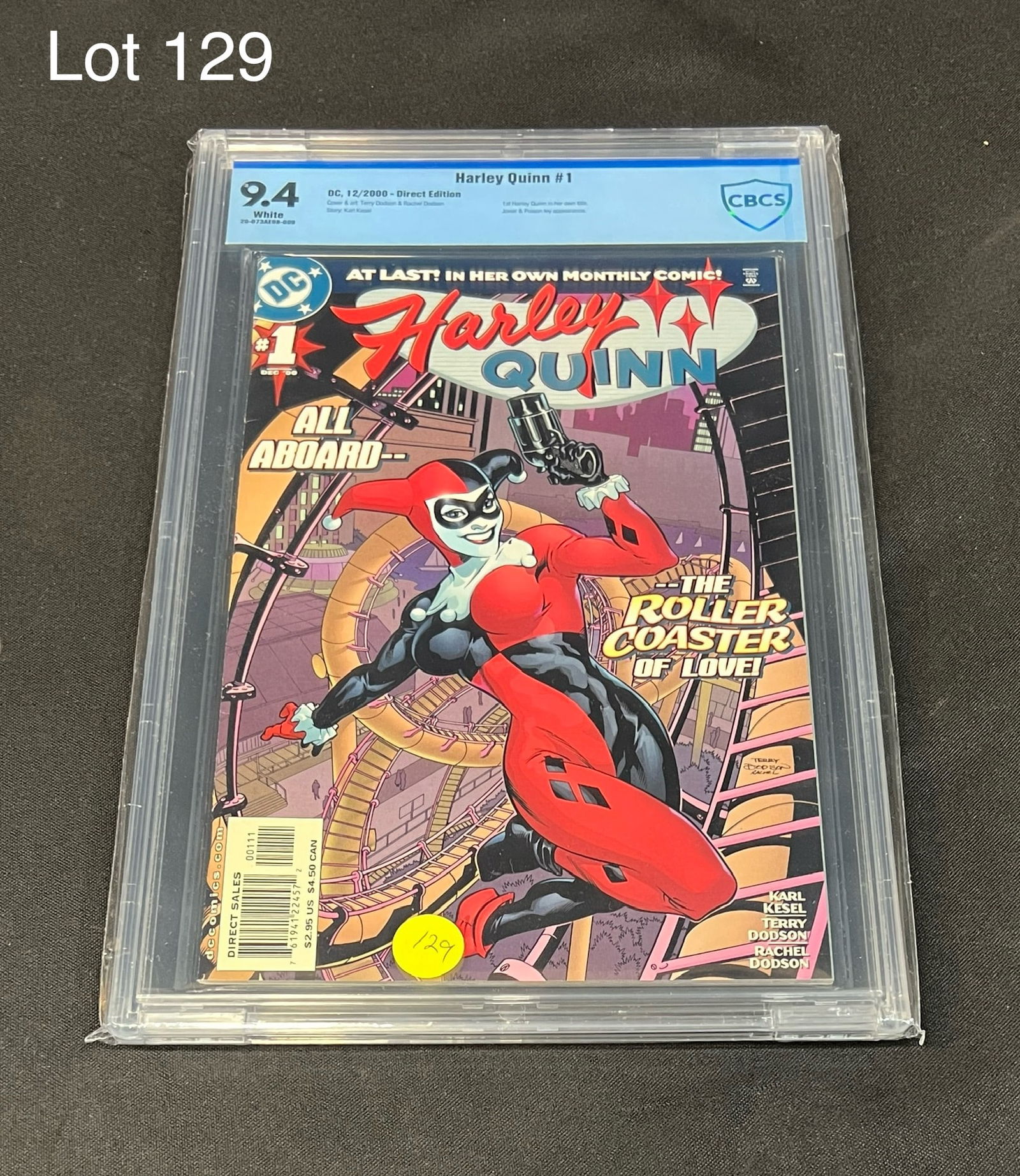 Harley Quinn #1 CBCS Graded 9.4 White (1 of 1)