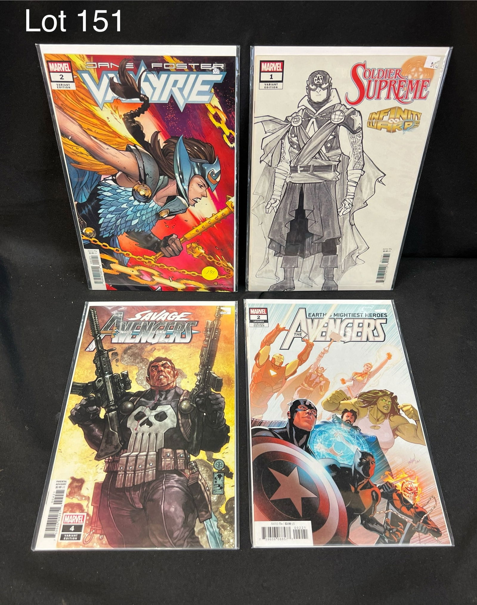 Lot of 4 Marvel Comics (1 of 5)