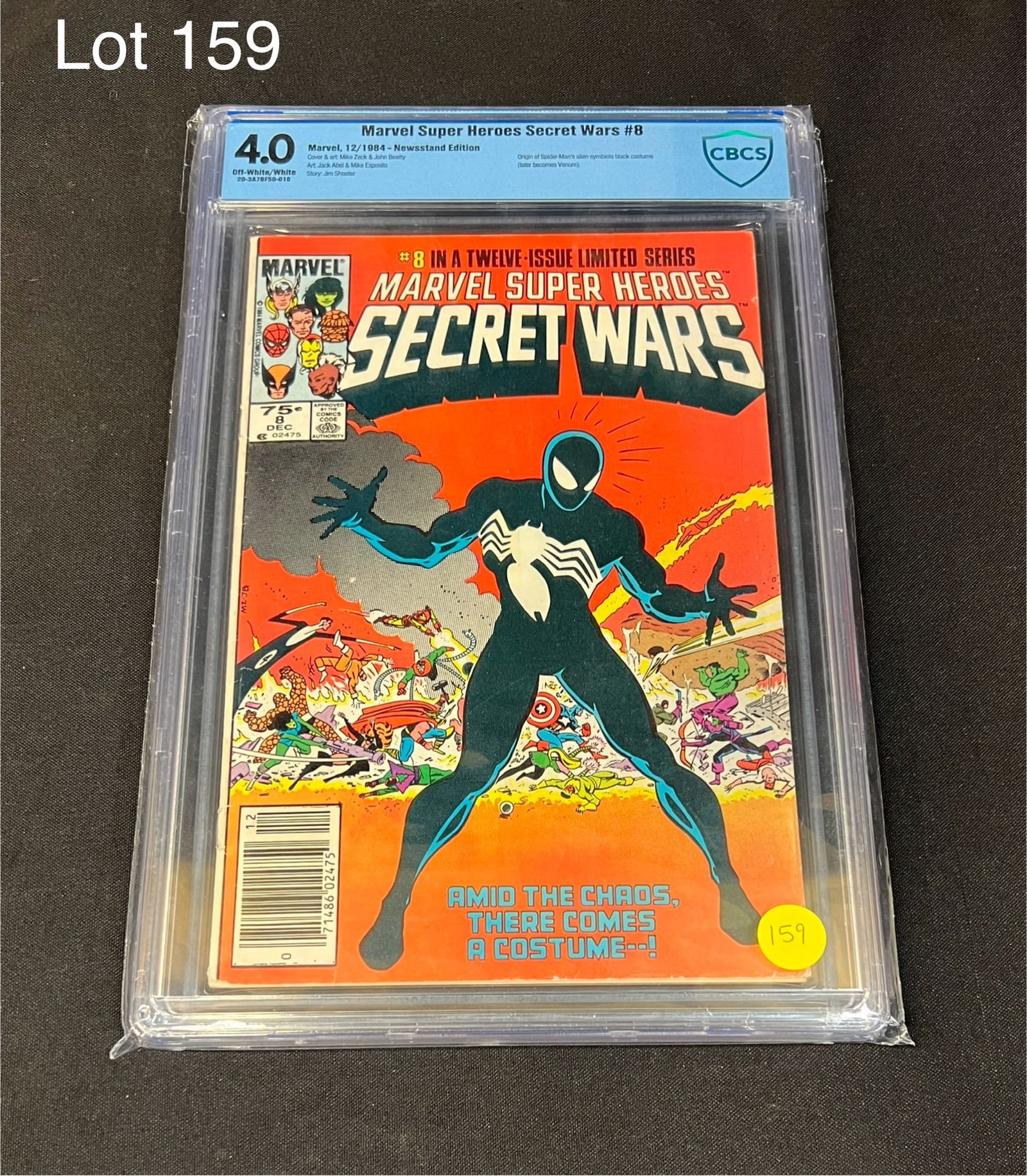 Secret Wars #8 CBCS 4.0 Off White (1 of 2)