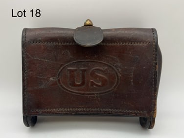 Pre-WWI U.S. Army Leather Ammunition Pouch