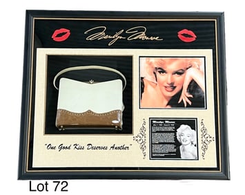 Marilyn Monroe Signed Purse With Certification