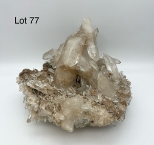 Large Smoky Quartz Cluster