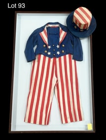 1930s Child Size Uncle Sam Parade Costume