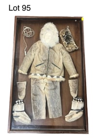 Inuit Arctic Hunter's Clothing Display