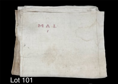 Mary Ann Lincoln Embroidered Textile