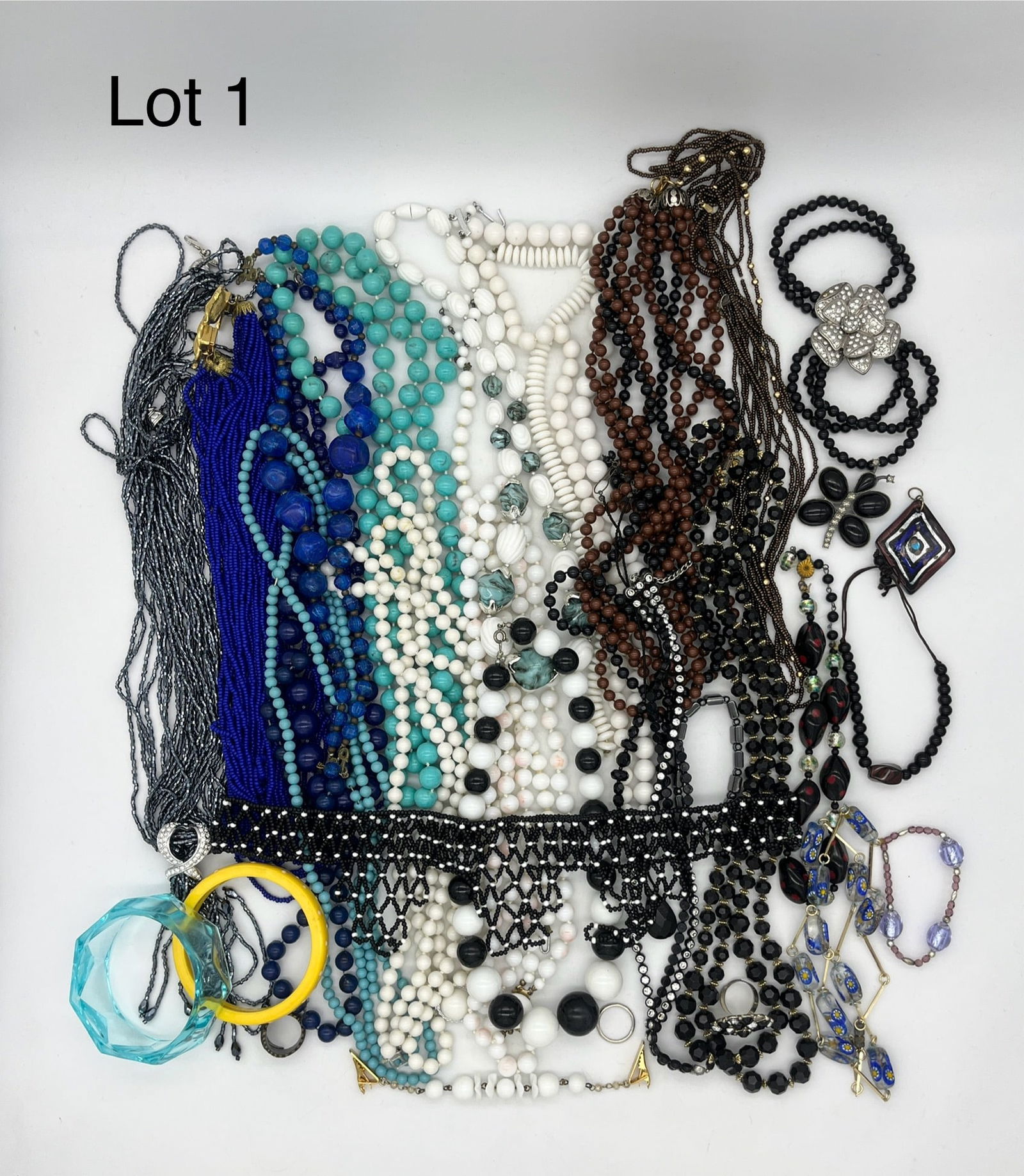Lot of Beaded Costume Jewelry