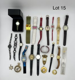 Mixed Lot of Watches and Timepieces