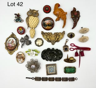 Collection of Unique Vintage Costume Jewelry