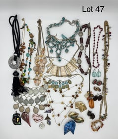 Collection of Bohemian Style Costume Jewelry