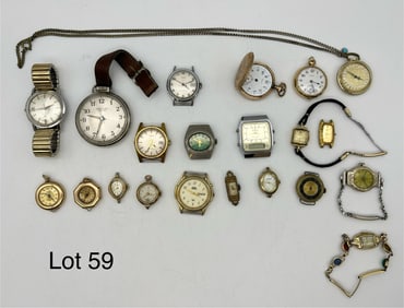 Mixed Lot of Watches and Timepieces